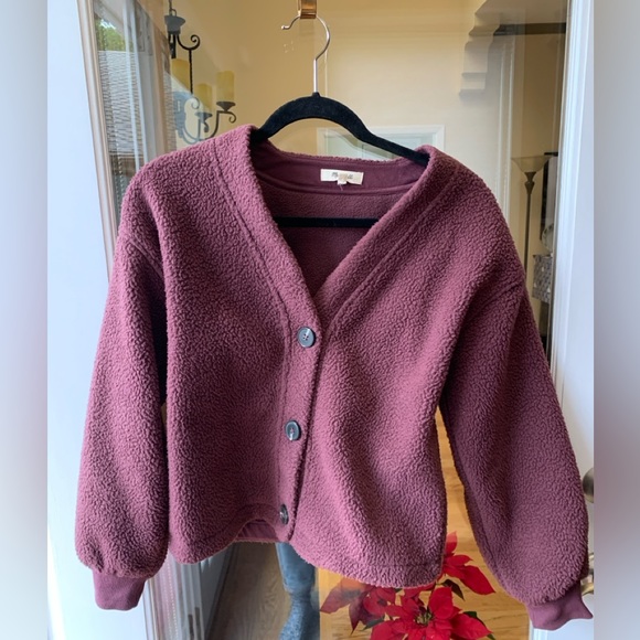(Re)sourced Fleece Crop Cardigan - Picture 7 of 7